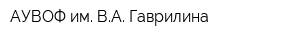 АУВОФ им ВА Гаврилина