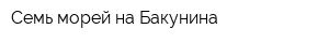 Семь морей на Бакунина