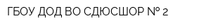 ГБОУ ДОД ВО СДЮСШОР   2