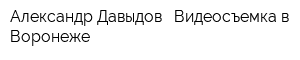 Александр Давыдов - Видеосъемка в Воронеже