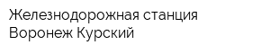 Железнодорожная станция Воронеж-Курский
