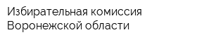 Избирательная комиссия Воронежской области