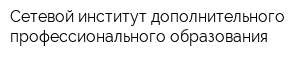 Сетевой институт дополнительного профессионального образования