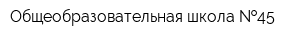 Общеобразовательная школа  45