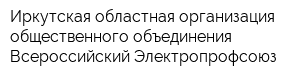 Иркутская областная организация общественного объединения Всероссийский Электропрофсоюз