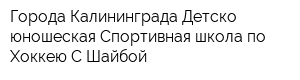 Города Калининграда Детско-юношеская Спортивная школа по Хоккею С Шайбой