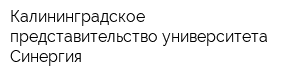 Калининградское представительство университета Синергия