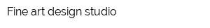 Fine art design studio