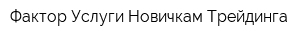 Фактор Услуги Новичкам Трейдинга