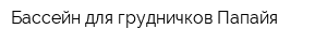 Бассейн для грудничков Папайя