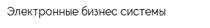 Электронные бизнес системы