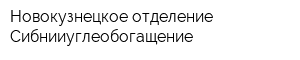 Новокузнецкое отделение Сибнииуглеобогащение