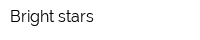 Bright stars