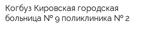 Когбуз Кировская городская больница   9 поликлиника   2