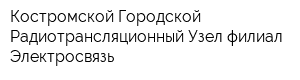 Костромской Городской Радиотрансляционный Узел филиал Электросвязь