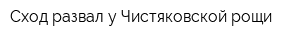 Сход-развал у Чистяковской рощи