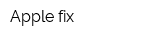 Apple-fix