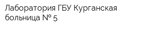 Лаборатория ГБУ Курганская больница   5