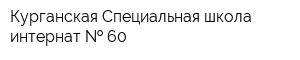 Курганская Специальная школа-интернат   60
