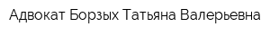Адвокат Борзых Татьяна Валерьевна