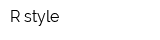 R-style