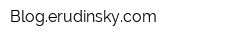 Blogerudinskycom