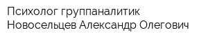 Психолог-группаналитик Новосельцев Александр Олегович