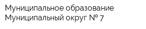 Муниципальное образование Муниципальный округ   7
