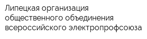 Липецкая организация общественного объединения всероссийского электропрофсоюза