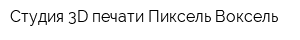 Студия 3D печати Пиксель Воксель