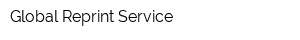 Global Reprint Service