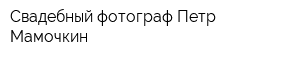 Свадебный фотограф Петр Мамочкин