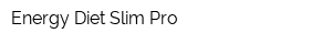 Energy Diet Slim Pro