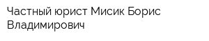 Частный юрист Мисик Борис Владимирович