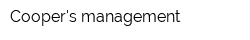 Coopers management