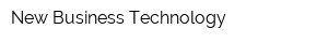 New Business Technology