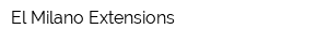El-Milano Extensions