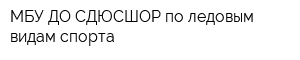 МБУ ДО СДЮСШОР по ледовым видам спорта