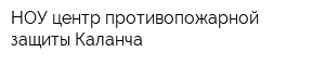 НОУ центр противопожарной защиты Каланча
