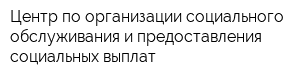 Центр по организации социального обслуживания и предоставления социальных выплат