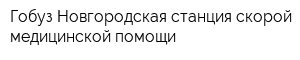 Гобуз Новгородская станция скорой медицинской помощи