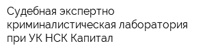 Судебная экспертно-криминалистическая лаборатория при УК НСК-Капитал