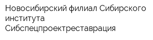 Новосибирский филиал Сибирского института Сибспецпроектреставрация