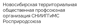 Новосибирская территориальная общественная профсоюзная организация СНИИГГиМС Росприродсоюза