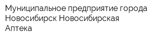 Муниципальное предприятие города Новосибирск Новосибирская Аптека