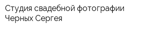 Студия свадебной фотографии Черных Сергея