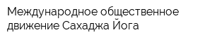 Международное общественное движение Сахаджа Йога