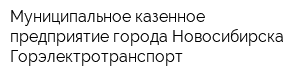 Муниципальное казенное предприятие города Новосибирска Горэлектротранспорт