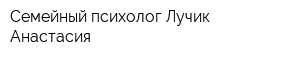 Семейный психолог Лучик Анастасия