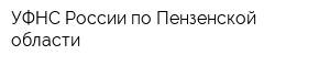 УФНС России по Пензенской области